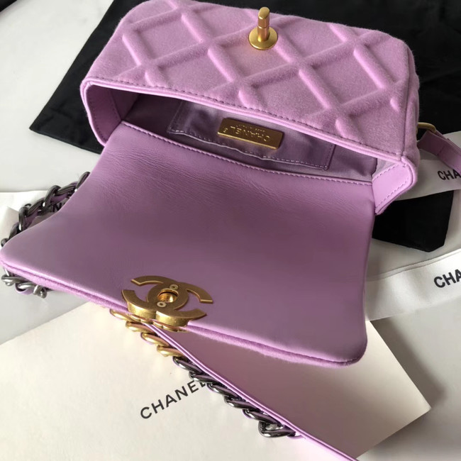 Chanel 19 Bodypack AS1163 Lavender