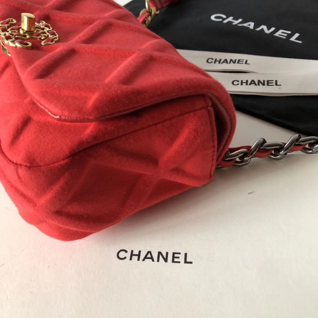 Chanel 19 Bodypack AS1163 red