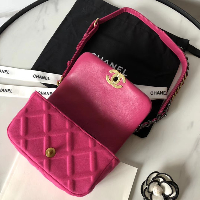 Chanel 19 Bodypack AS1163 rose