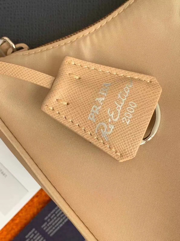 Prada Re-Edition 2000 nylon mini-bag 1NE515 apricot