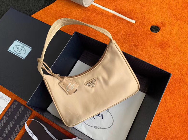 Prada Re-Edition 2000 nylon mini-bag 1NE515 apricot