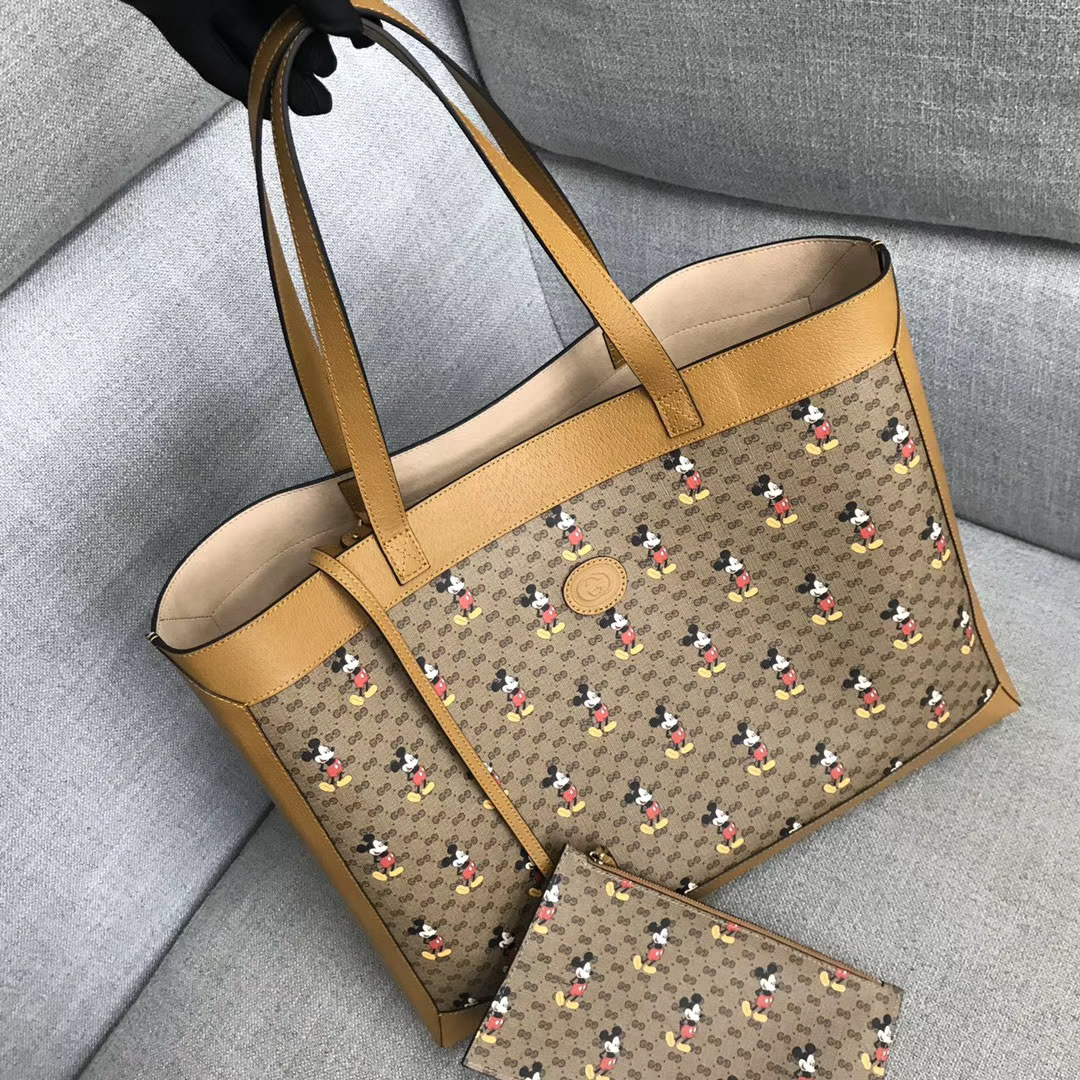 Gucci Disney x Gucci medium tote 547947 light brown