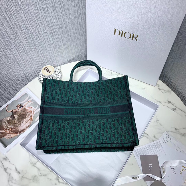 DIOR BOOK TOTE EMBROIDERED CANVAS BAG M1287-8