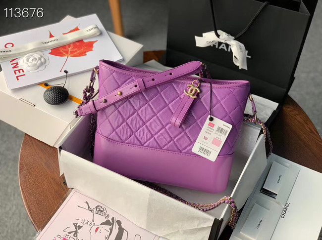 Chanel gabrielle hobo bag A93824 Lavender