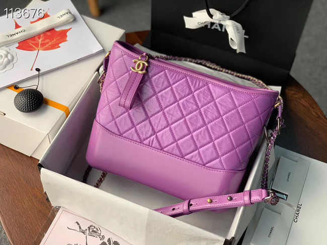 Chanel gabrielle hobo bag A93824 Lavender