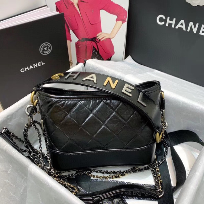 Chanel gabrielle small hobo bag AS0865 black