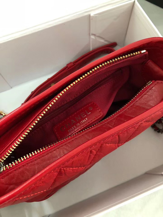 Chanel gabrielle small hobo bag AS0865 red