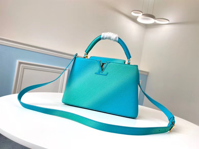 Louis Vuitton CAPUCINES PM M55375 blue