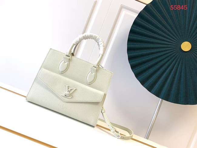 Louis Vuitton Original LOCKME TOTE M55845 white