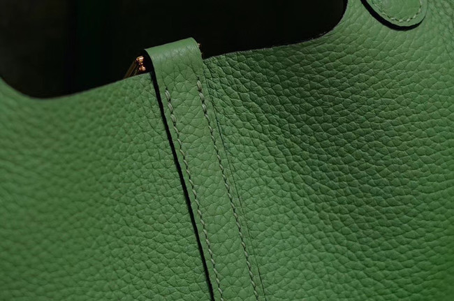 Hermes Picotin Lock PM Bags Togo Leather H5599 green