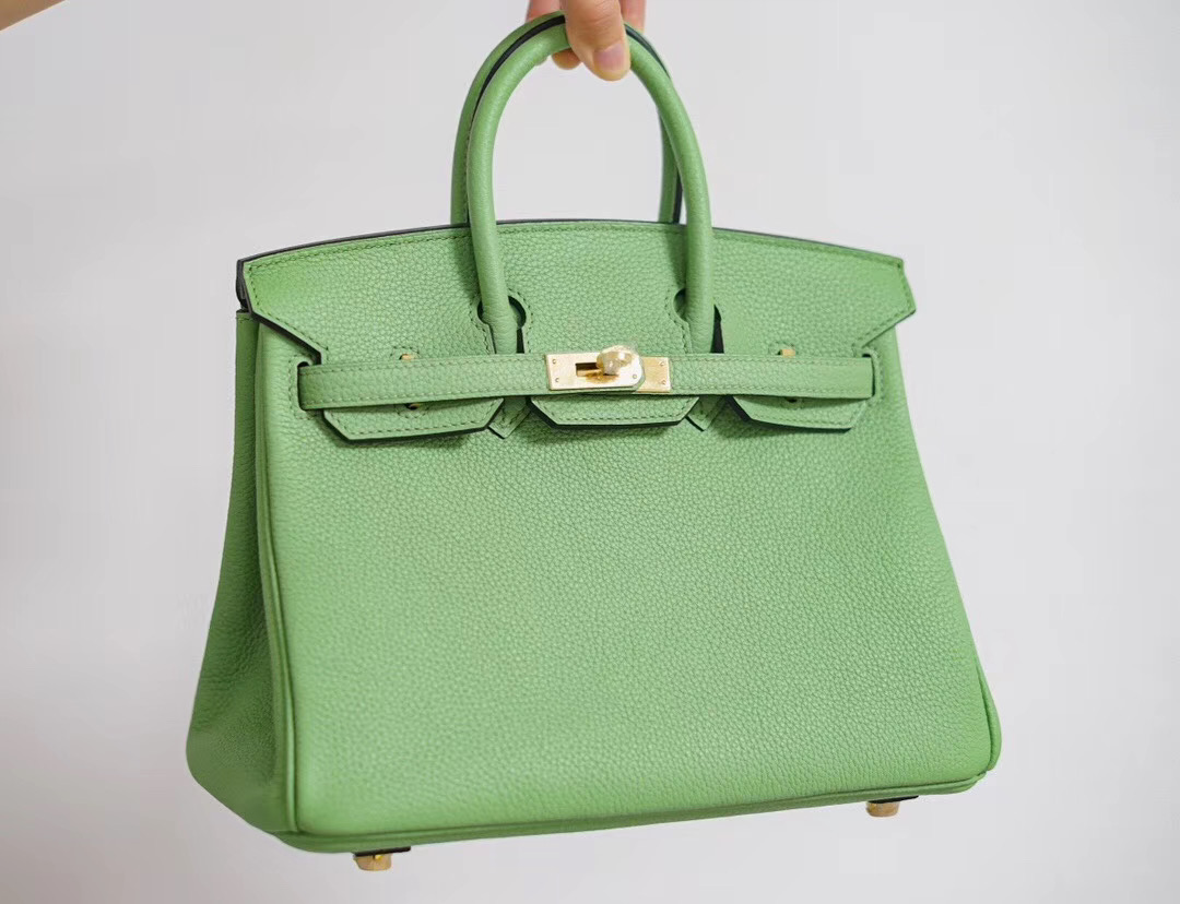 Hermes Birkin 25CM Togo Leather H5601 green