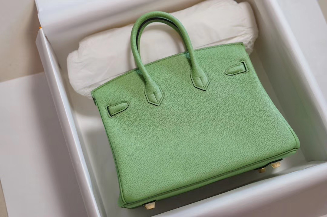 Hermes Birkin 25CM Togo Leather H5601 green