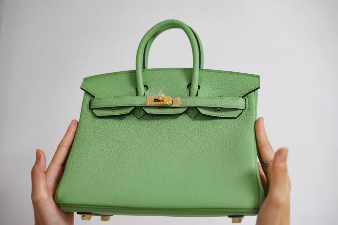 Hermes Birkin 25CM Togo Leather H5601 green