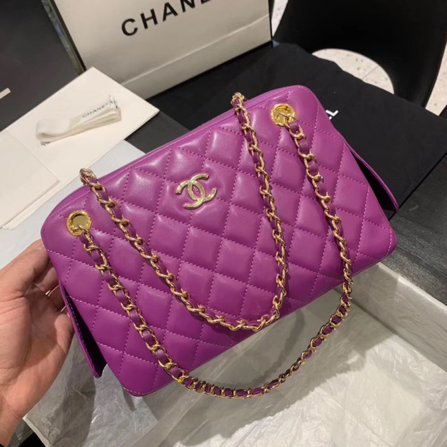 CHANEL 2020 New Style Original Leather AS1168 Lavender