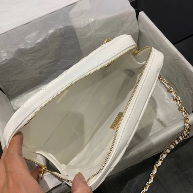 CHANEL 2020 New Style Original Leather AS1168 white