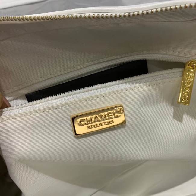 CHANEL 2020 New Style Original Leather AS1168 white