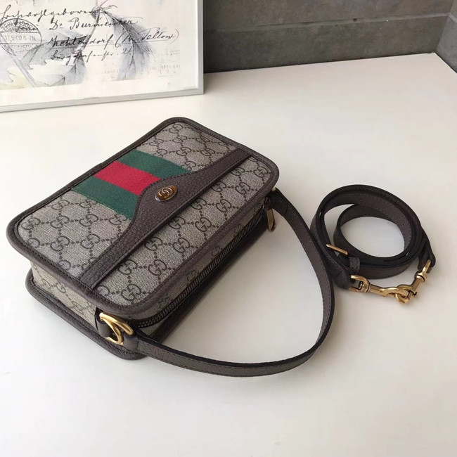 Gucci Ophidia GG Mini Shoulder Bag 598130 brown