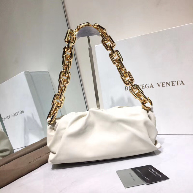 Bottega Veneta Nappa lambskin soft Shoulder Bag 620230 White