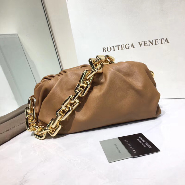 Bottega Veneta Nappa lambskin soft Shoulder Bag 620230 brown