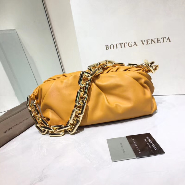 Bottega Veneta Nappa lambskin soft Shoulder Bag 620230 yellow