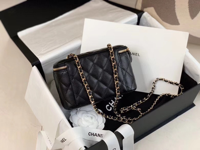 Chanel Original Small classic chain box handbag AP1447 black