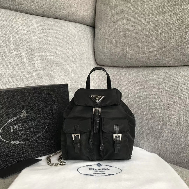 Prada Nylon mini backpack 1BH029 black