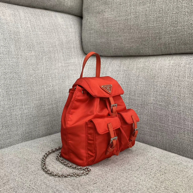 Prada Nylon mini backpack 1BH029 red