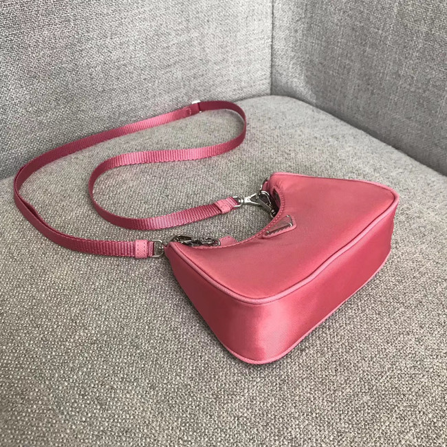 Prada Re-Edition 2005 nylon mini shoulder bag 1BH203 pink