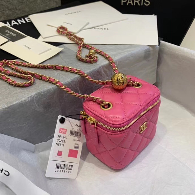 Chanel Original Small classic chain box handbag AP1447 rose