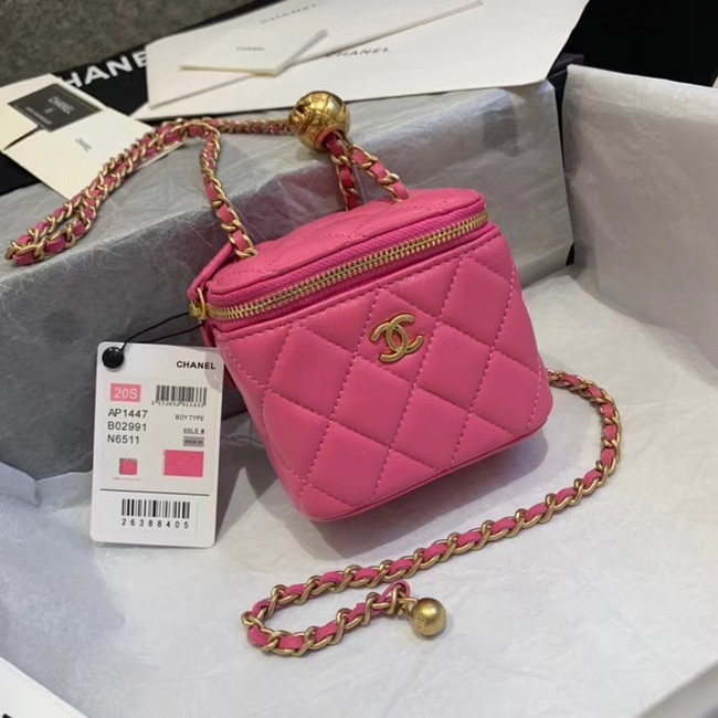 Chanel Original Small classic chain box handbag AP1447 rose