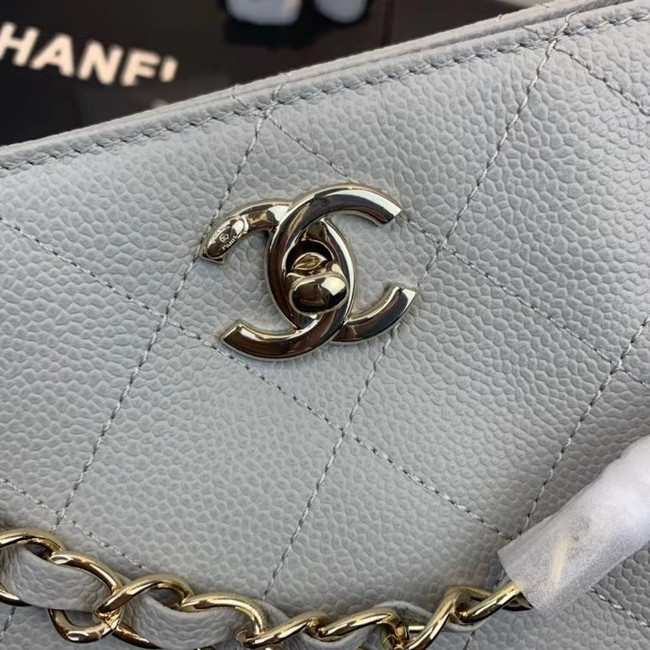 Chanel Small Calfskin hobo bag AS1461 grey