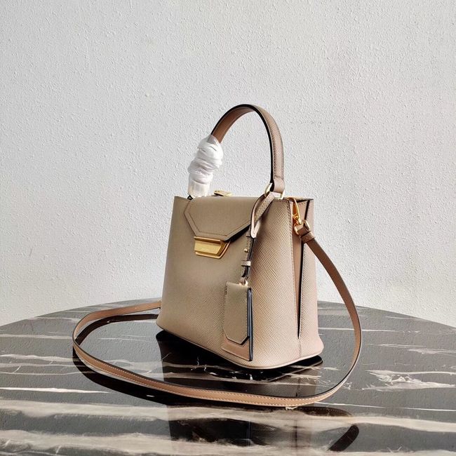 Prada Calf skin tote 1BN012 apricot