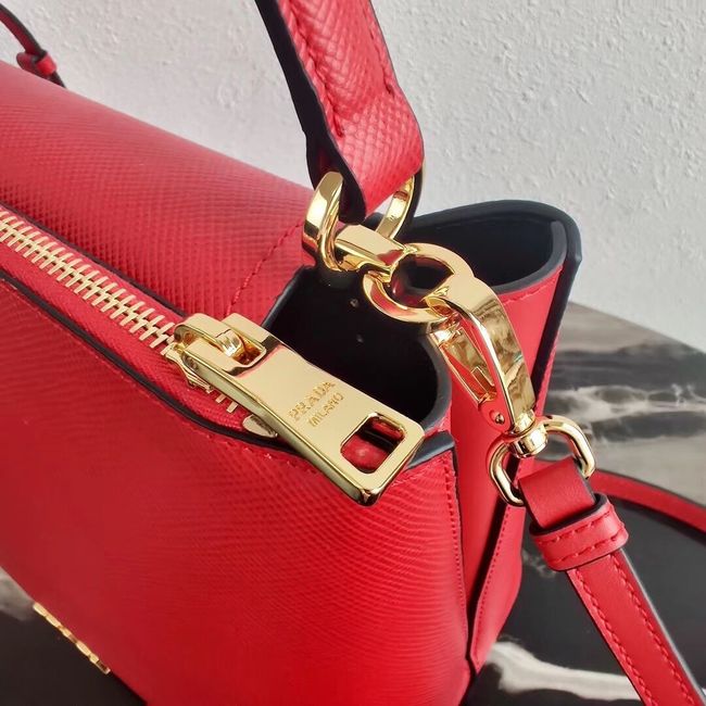 Prada Calf skin tote 1BN012 red