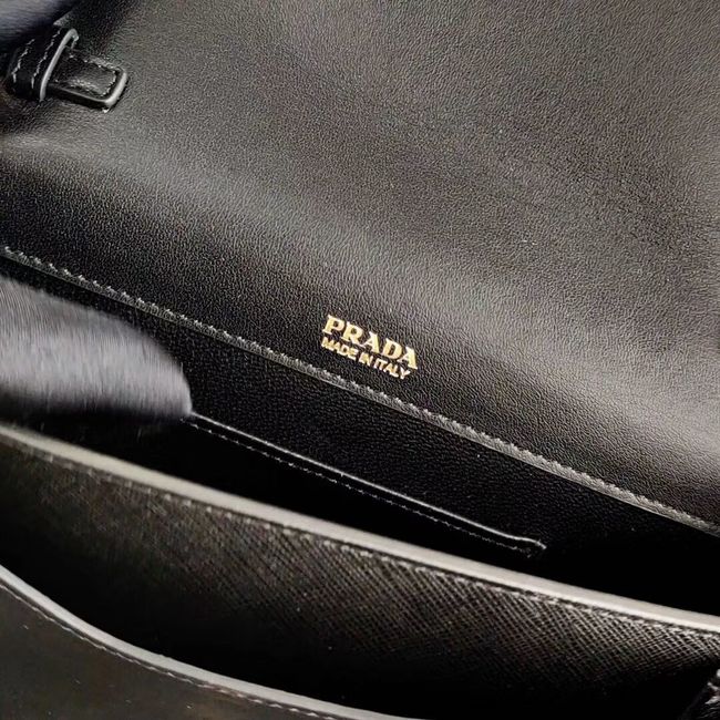 Prada Saffiano leather mini-bag 1BP020 black