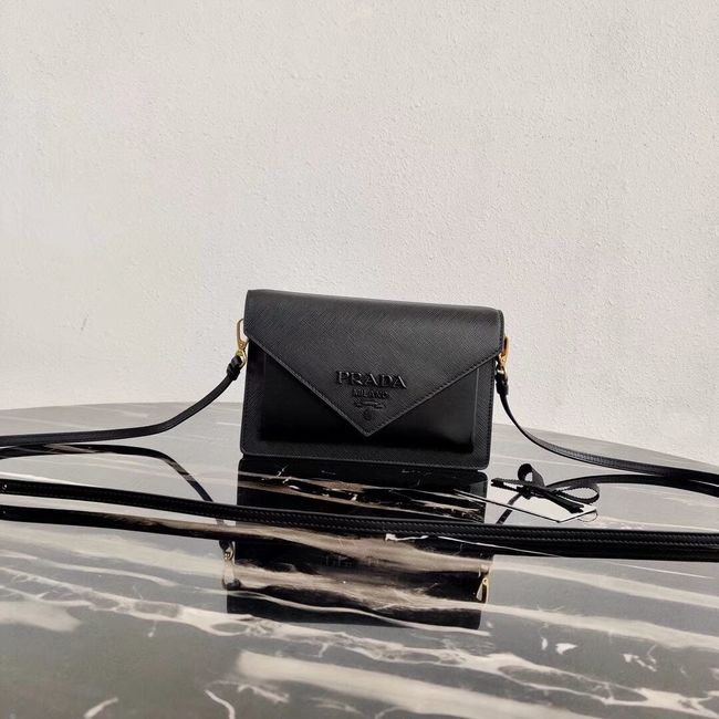 Prada Saffiano leather mini-bag 1BP020 black