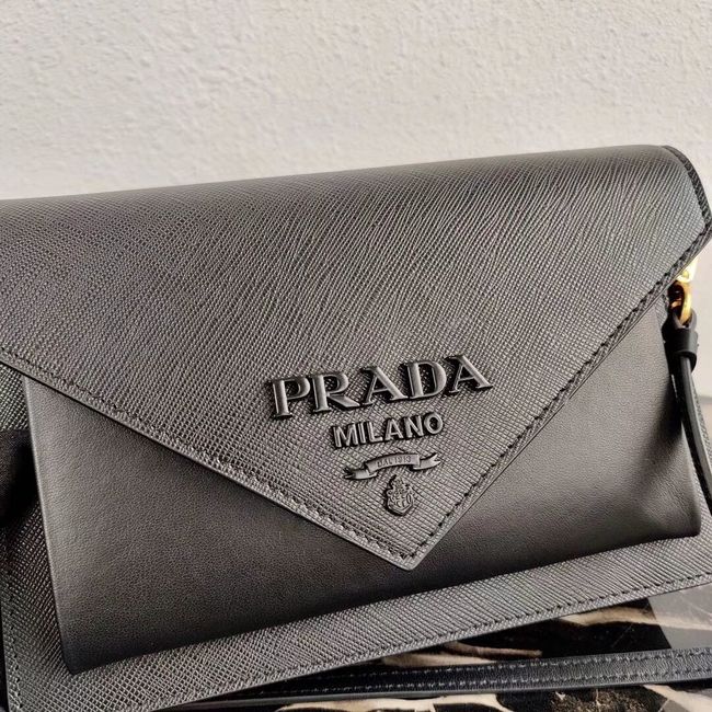 Prada Saffiano leather mini-bag 1BP020 black