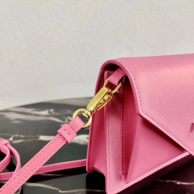 Prada Saffiano leather mini-bag 1BP020 pink