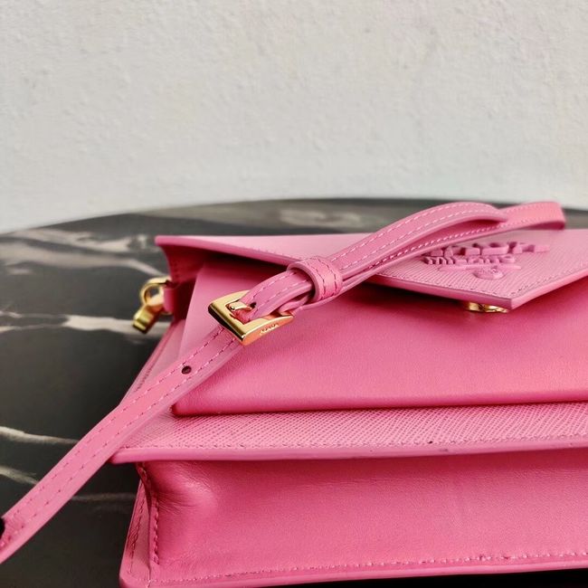 Prada Saffiano leather mini-bag 1BP020 pink