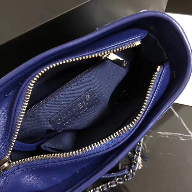 Chanel gabrielle small hobo Denim bag A91810 blue