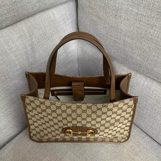 Gucci 1955 Horsebit tote bag 623694 Brown