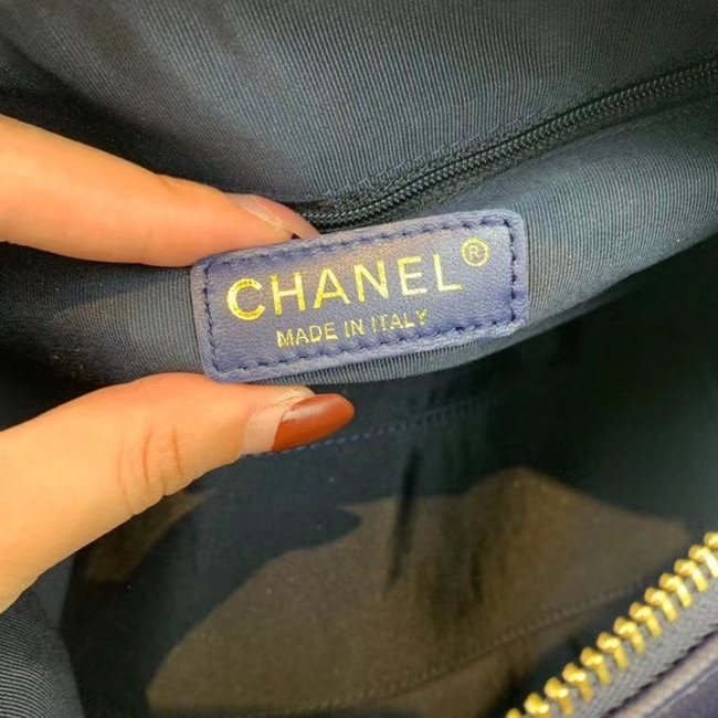 CHANEL Bowling Bag AS1359 Navy