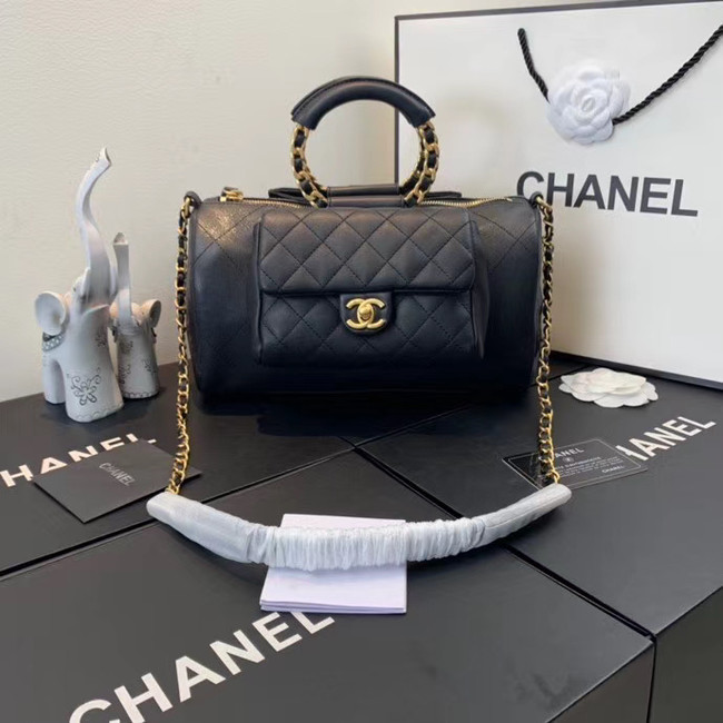 CHANEL Bowling Bag AS1359 black