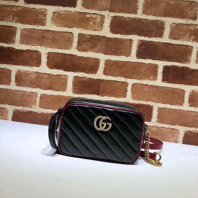 Gucci GG Marmont Matelasse mini Bag 448065 black