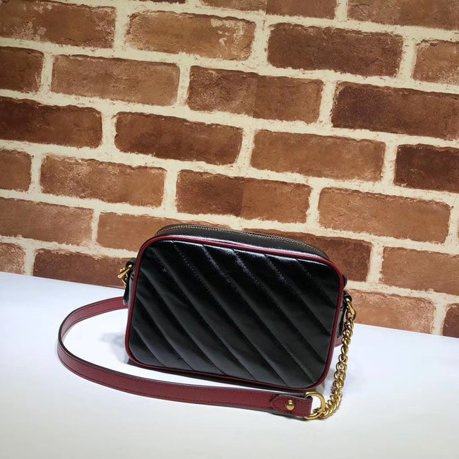 Gucci GG Marmont Matelasse mini Bag 448065 black