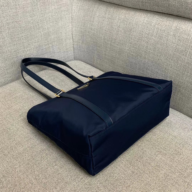 Prada Re-Edition 2000 nylon tote bag 91743 dark blue