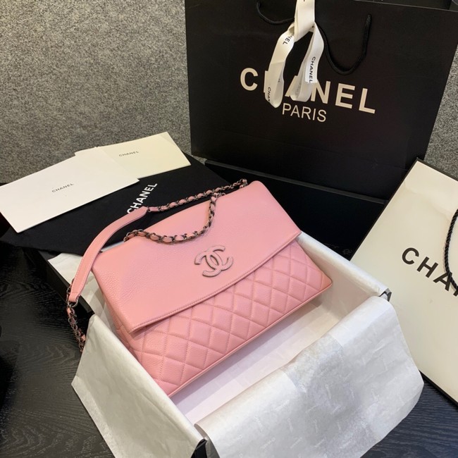 Chanel Lambskin flap bag 8095 pink