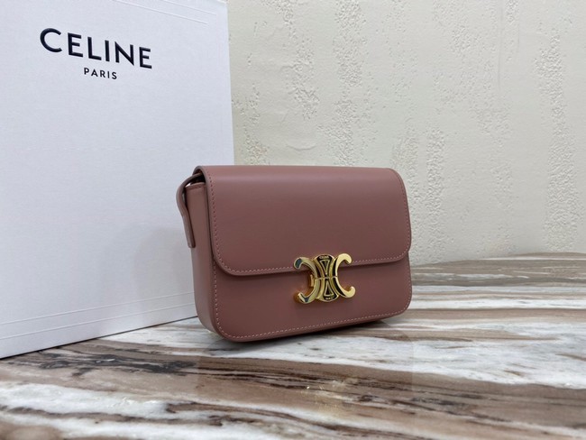 Celine MINI CLASSIC BAG IN BOX CALFSKIN CL01503 pink