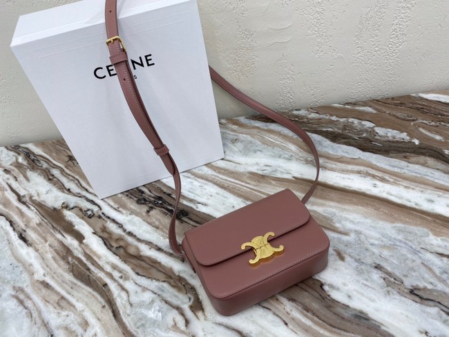 Celine MINI CLASSIC BAG IN BOX CALFSKIN CL01503 pink