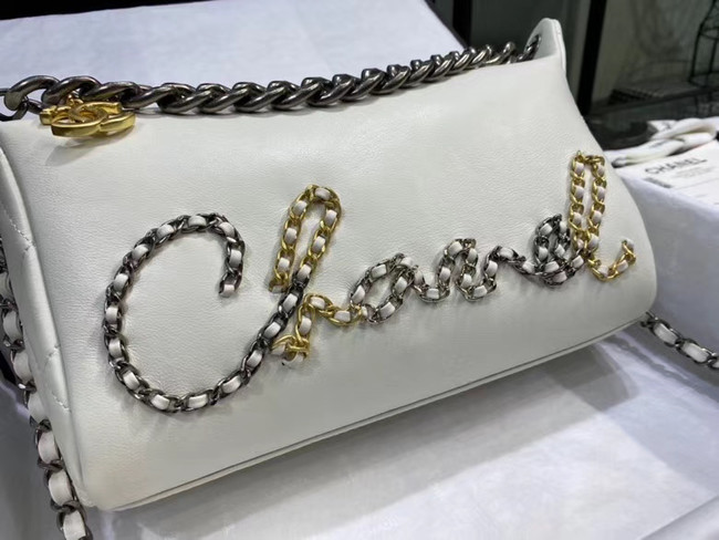 Chanel Original Soft Leather Small Shoulder bag AS0592 white