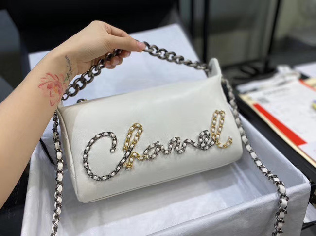 Chanel Original Soft Leather Small Shoulder bag AS0592 white